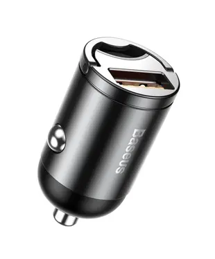 Автомобильное зарядное устройство Baseus Tiny Star Mini Quick Charge Car Charger USB Port 30W Gray (VCHX-A0G)