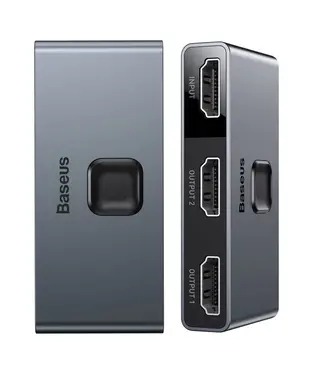 HDMI-разветвитель Baseus Matrix HDMI Splitter (2 in 1 or 1 in 2) Space Gray (CAHUB-BC0G)