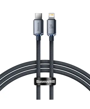 Кабель Baseus Crystal Shine Series Fast Charging Data Cable Type-C to iP 20W 1.2m Black (CAJY000201)