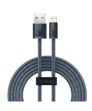 Кабель Baseus Dynamic Series Fast Charging Data Cable USB to iP 2.4A 2m Slate Gray (CALD000516)