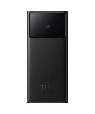 Внешний аккумулятор Baseus Star-Lord Digital Display Fast Charge Power Bank 30000mAh 22.5W Black (PPXJ060101), Цвет: Черный