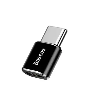 Переходник Baseus Mini Micro female to Type-C male adapter converter Black (CAMOTG-01)