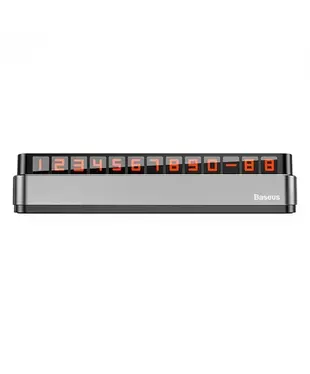 Парковочная табличка Baseus Moonlight Box Series Temporary Parking Number Plate Dark gray (ACNUM-B0G)