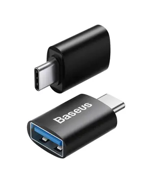 Перехідник Baseus Ingenuity Series Mini OTG Adaptor Type-C to USB-A 3.1 Black (ZJJQ000001)