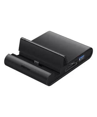 Док-станция Baseus Mate Docking Type-C Mobile Phone Intelligent HUB Docking Station Pro Black (WKMD000001)