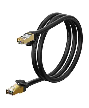 Кабель Baseus high Speed Seven types of RJ45 10Gigabit network cable (round cable) 1m Black (WKJS010101)
