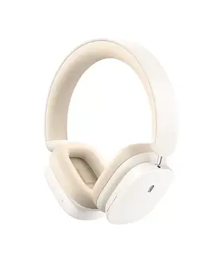 Беспроводные наушники Baseus Bowie H1 Noise-Cancelling Wireless Headphones Rice White (NGTW230002), Цвет: Белый, Оригинальное название цвета: White