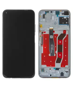 Дисплей Huawei P40 Lite 4G Black  original Light Pink/Blue F