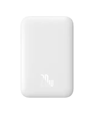 Внешний аккумулятор Baseus Magnetic Mini Wireless Fast Charge Power Bank 2022, 6000mAh 20W White (PPCX130002)