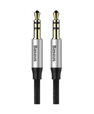 Кабель Baseus Yiven Audio Cable M30 1.5m Silver+Black (CAM30-CS1)