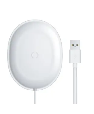 Бездротовий зарядний пристрій Baseus Jelly wireless charger 15W White (WXGD-02)