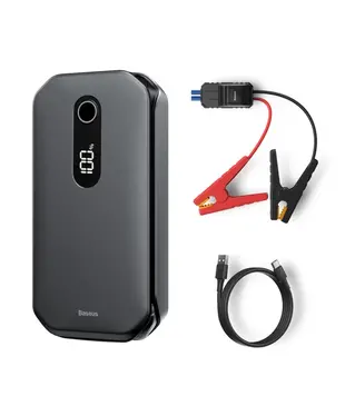 Пусковий пристрій (бустер) Baseus Super Energy Pro Car Jump Starter (12000mAh, 5V/3A, Paak current 1000A) Black (CRJS03-01)