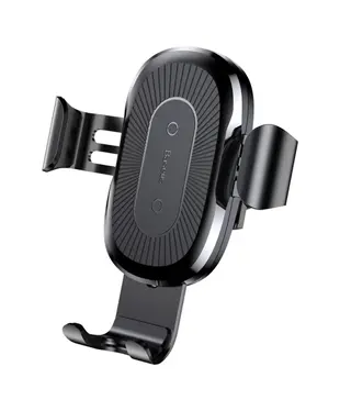 Автотримач для мобільного з бездротовою зарядкою Baseus Wireless Charger Gravity Car Mount Black (WXYL-01)