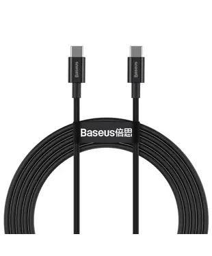 Кабель Baseus Superior Series Fast Charging Data Cable Type-C to Type-C 100W 2m Black (CATYS-C01)
