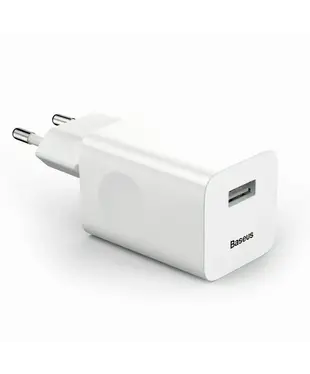 Сетевое зарядное устройство Baseus Wireless Charging Quick Charger 24W (EU) White (CCALL-BX02)