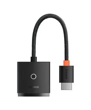 Переходник Baseus Lite Series Adapter HDMI to VGA Black (WKQX010001)