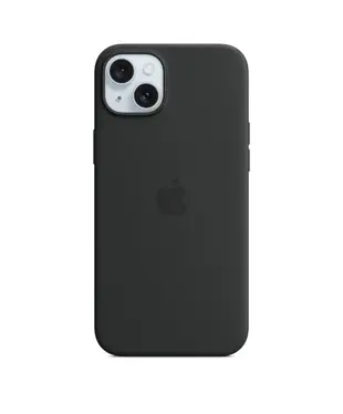 Чехол силиконовый Apple iPhone 15 Plus Black