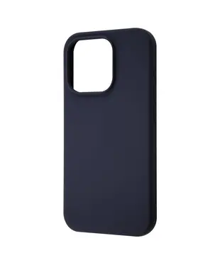 Чехол силиконовый Apple iPhone 15 Pro midnight blue