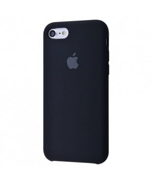 Чехол Apple iPhone 8/ SE 2020/ SE 2022 Silicone cases without cover charging socket Midnight Black