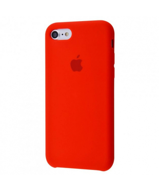 Чехол Apple iPhone 8/ SE 2020/ SE 2022 Silicone cases without cover charging socket Red