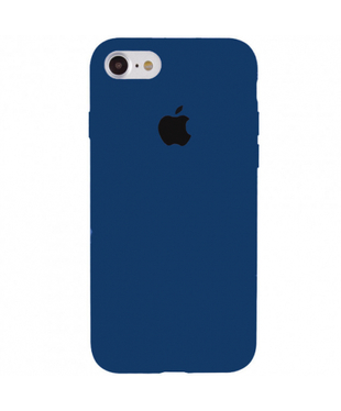 Чохол Apple iPhone 8/ SE 2020/ SE 2022 Silicone cases without cover charging socket Navy Blue