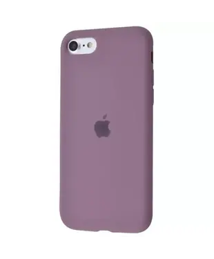 Чехол Apple iPhone 8/ SE 2020/ SE 2022 Silicone cases without cover charging socket Blackcurrant