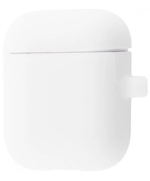 Чехол Silicone Case New for AirPods 1/2 luminescent, Колір: Білий, Оригінальна назва кольору: White