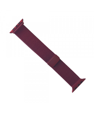 Ремешок Milanese Loop Apple Watch 38/40 mm  Red, Цвет: Красный, Оригинальное название цвета: Marsala, Диагональ экрана: 1,57 (40 mm)