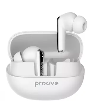 Беспроводные наушники Proove Blitz TWS with ANC white (TWBL00010002), Цвет: Белый, Оригинальное название цвета: White