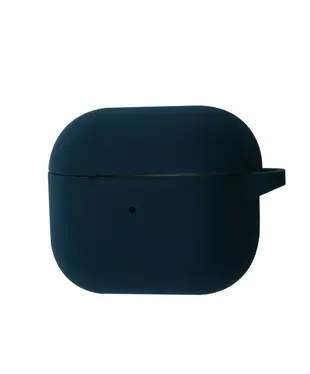 Чехол Silicone Case New for AirPods 3 black, Цвет: Черный, Оригинальное название цвета: Black