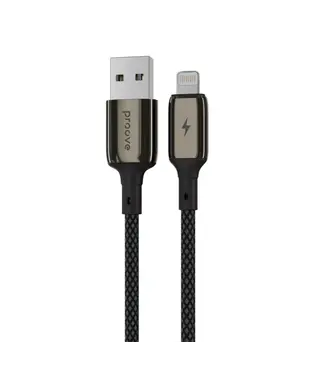 Кабель Proove Dense Metal Lightning 2.4A (1m) black (CCDM20001101)