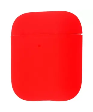 Чехол Silicone Case Slim for AirPods 2 red, Цвет: Красный, Оригинальное название цвета: Red