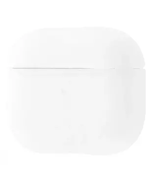 Чехол Silicone Case Slim for AirPods 3 white, Цвет: Белый, Оригинальное название цвета: White