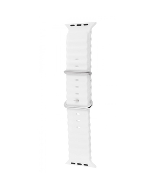 Ремешек Apple Watch Ocean Band 38/40/41 mm white, Цвет: Белый, Оригинальное название цвета: White, Диагональ экрана: 1,49 (38 mm)