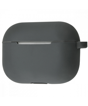 Чехол Silicone Case New for AirPods Pro dark gray, Колір: Сірий, Оригінальна назва кольору: Dark gray