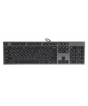 Клавиатура A4-Tech KV-300H USB, серая, X-Key+USB порт. (Grey+Black)