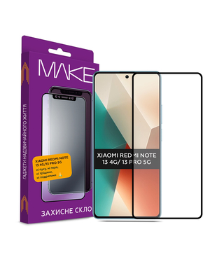 Захисне скло для смартфону MAKE Xiaomi Redmi Note 13 4G/Note 13 Pro 5G