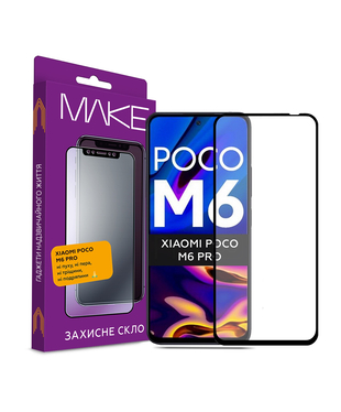 Защитное стекло MAKE Xiaomi Poco M6 Pro
