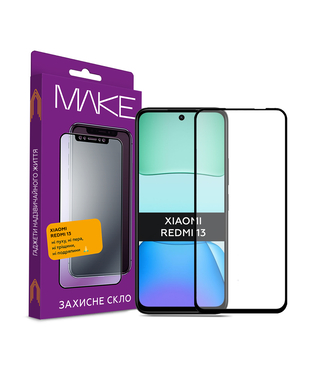 Защитное стекло MAKE Xiaomi Redmi 13