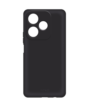 Чехол силиконовый MAKE Xiaomi Redmi 13 чорний Skin Black