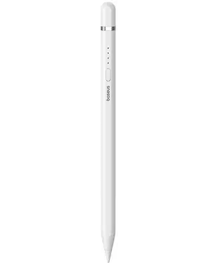 Стилус Baseus Smooth Writing 2 Series Plug-Type Stylus USB-C Active Version, Moon White (With USB-A to USB-C cable and active pen tip) (P80015806211-01)