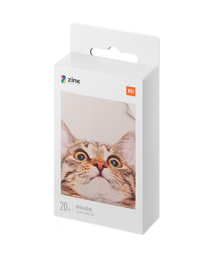 Бумага для фотопринтера Xiaomi Mi Pocket Print Instant Photo Paper 5x7.6см 287/20 (TEJ4019GL) 20 штук
