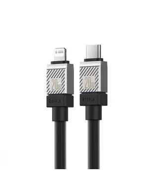 Кабель Baseus CoolPlay Series Fast Charging Type-C to Lightning 20W (1m) (black) (CAKW000001)