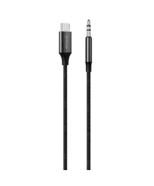 Кабель AUX Proove SoundTrack Type-C to 3.5mm (1m) (black) (ACST00002801)