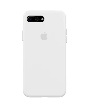 Чохол Apple iPhone 7 Plus/ 8 Plus Silicone cases full cover White