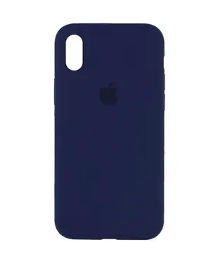 Чохол Apple iPhone X/ XS Silicone cases full cover Navy Blue