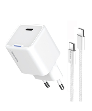 МЗП Colorway GaN Mini 30W PD Port PPS USB (Type-C PD + USB QC4.0) білий