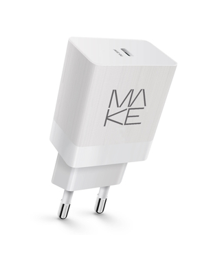 Мережевий зарядний пристрій MAKE 25W PD White
