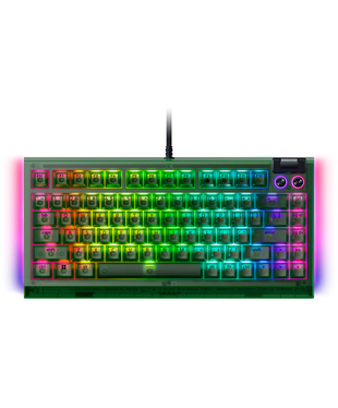 Клавіатура механічна Razer BlackWidow V4 75%, Phantom Green (RZ03-05003300-R3M1)