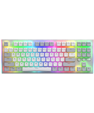 Клавиатура механическая HATOR Gravity TKL orange (HTK561) white, US Layout